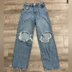 Wild Fable High Rise Baggy Boyfriend Jeans size 0/25R